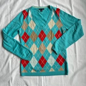 Women’s Tommy Hilfiger argyle sweater